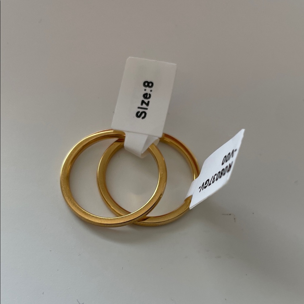 Stylish Gold Hoop Earrings